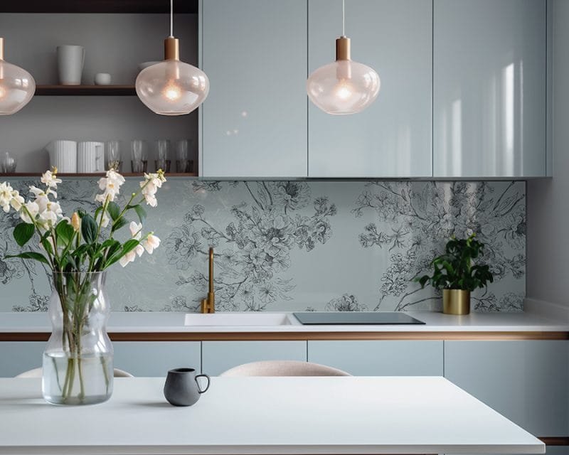 Charcoal Bloomscape - Image 1