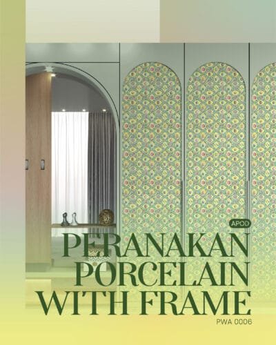 Peranakan Porcelain with Frame - Image 2